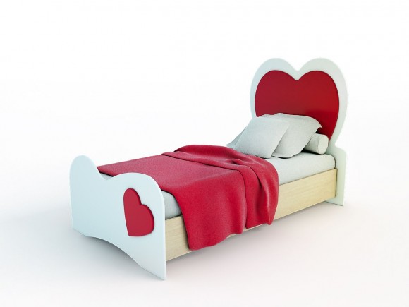 Кровать Сердце МДФ