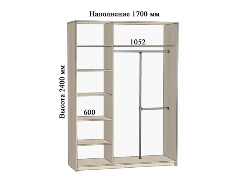 Шкаф купе 190 ширина